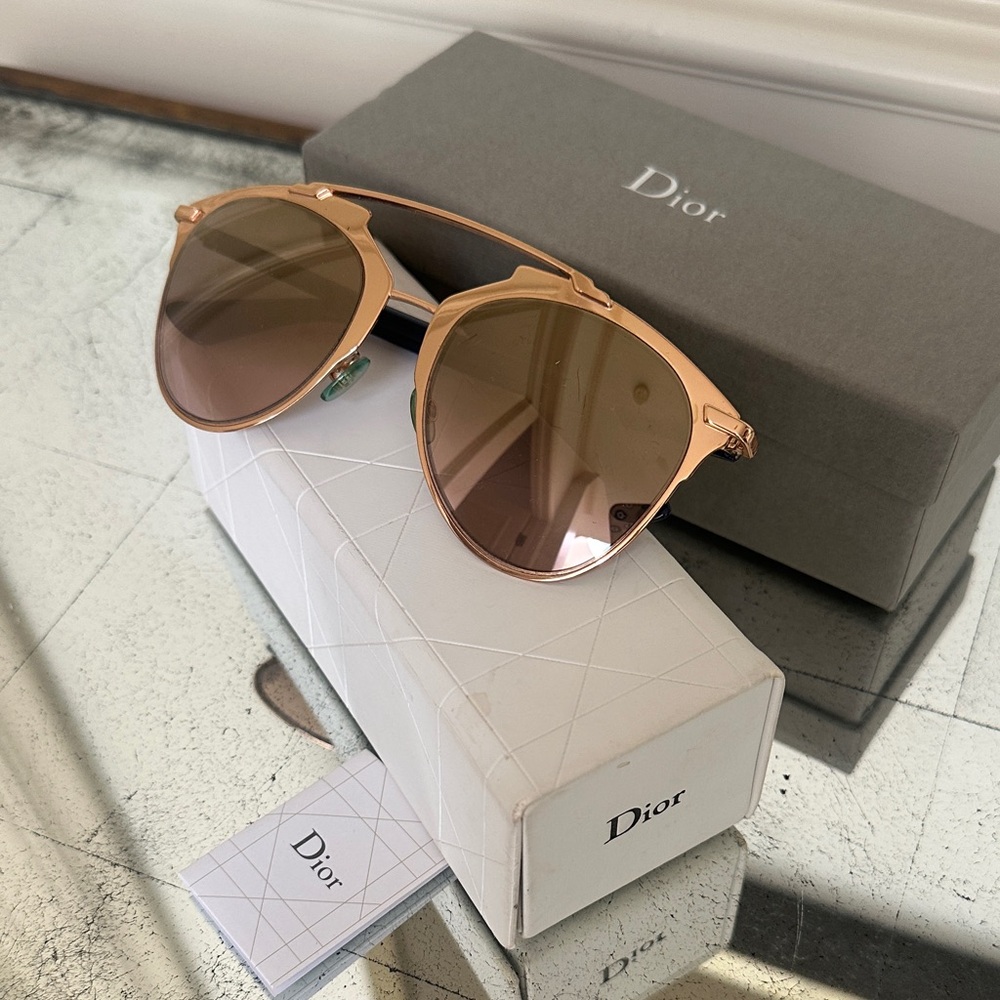 Dior Rose Gold Sunglasses
